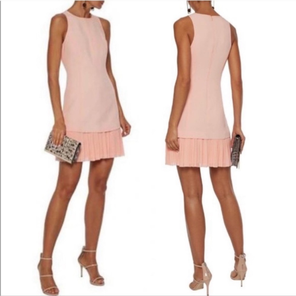 Elegant Pink Sleeveless Dress